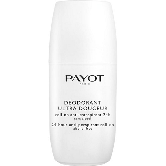 Payot Body Care Ultra Douceur 24h Alcohol-Free, Soothing Roll-On Deodorant Antiperspirant for Women 75 ml