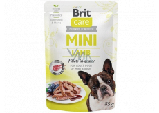 Brit Care Mini Lamb Fillets In Gravy complete super premium food for adult dogs mini breeds pocket 85 g