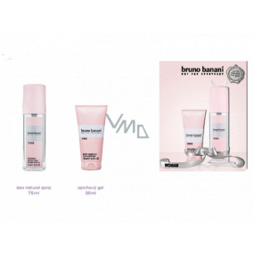 Bruno Banani Woman perfumed deodorant glass for women 75 ml + shower gel 50 ml, gift set