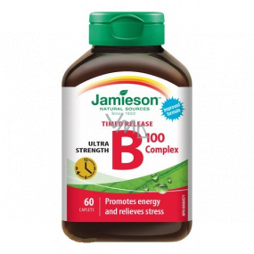 Jamieson B-complex sustained release 100 mg dietary supplement 60 capsules