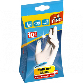 Fino Disposable powdered gloves size M 10 pieces