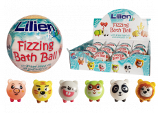 Lilien Kids Sparkling bath ball with a surprise for children 140 g