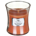 WoodWick Chilli Pepper Gelato - Ice Cream with Chili and Pepper Scented Candle with Wooden Wick and Lid Glass Small 85 g