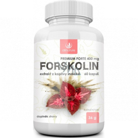 Allnature Forskolin Premium Forte 400 mg dietary supplement for athletes or weight loss 60 tablets