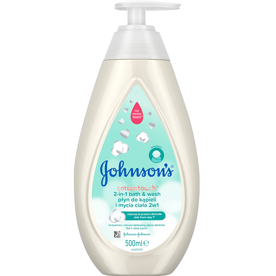 Johnson & Johnson Baby Cottontouch 2in1 bath foam and baby wash 500 ml