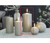 Lima Galaxy candle champagne cylinder 70 x 150 mm 1 piece