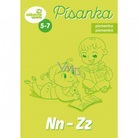 Ditipo Script Letters from Nn to Zž modern way of practicing writing letters 28 pages A5 147 x 210 mm age 5-7