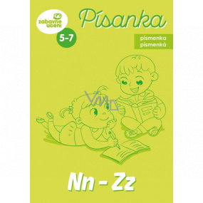 Ditipo Script Letters from Nn to Zž modern way of practicing writing letters 28 pages A5 147 x 210 mm age 5-7