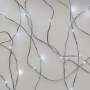 Emos Christmas nano chain silver 10 m, 100 LEDs, cold white + 5 m cable + timer