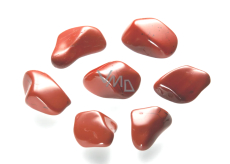 Jasper red Tumbled natural stone, approx. 3 cm 1 piece, full care stone