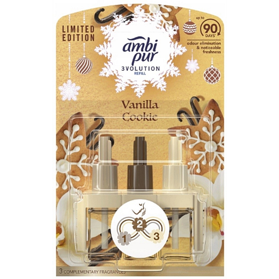 Ambi Pur 3 Volution Vanilla Cookie - Vanilla Cookie electric freshener refill 20 ml