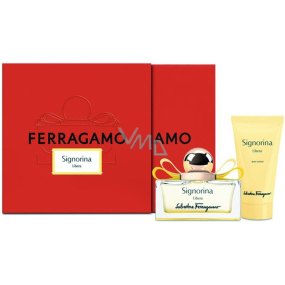 Salvatore Ferragamo Signorina Libera eau de parfum 50 ml + body lotion 50 ml, gift set for women
