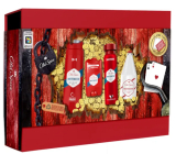 Old Spice Whitewater deodorant spray 150 ml + 3in1 shower gel for face, body and hair 250 ml + deodorant stick 50 ml + aftershave 100 ml + playing cards, cosmetic set for men
