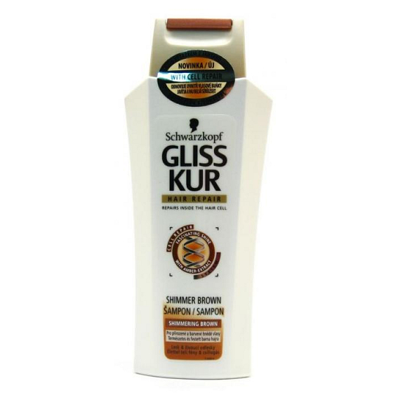 Gliss Kur Satin Brown Regenerating Hair Shampoo 250 ml