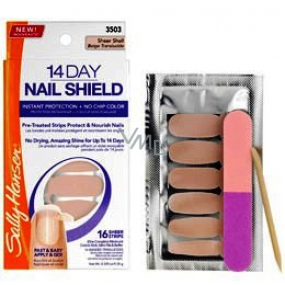 Sally Hansen Nail Shield 14 days strengthening care in stickers shade Nude 3501 9.35 g