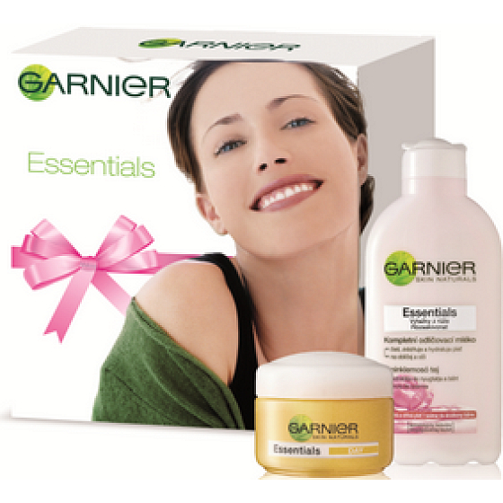 Garnier Essentials Intense Day Cream 50 ml + 200 ml make-up remover, cosmetic set