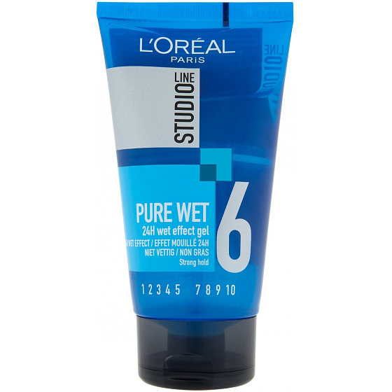 Loreal Paris Studio Line Pure Wet 24h Wet Effect hair gel with wet effect 150 ml