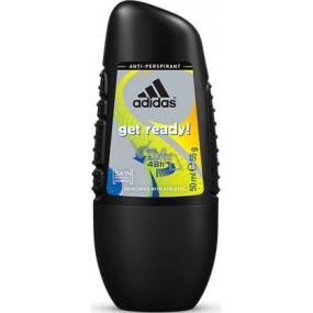 Adidas Cool & Care 48h Get Ready! ball antiperspirant deodorant roll-on for men 50 ml