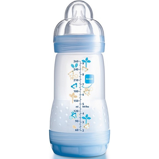 I have an Anti-Colic feeding bottle, silicone soft nipple in various colors 2+ months 260 ml