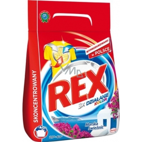 Rex 3x Action Mediterranean Freshness Pro-Color washing powder for colored laundry 60 doses of 4.5 kg