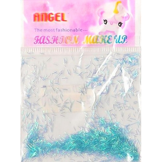 Angel Nail decorations ribbon turquoise 2 g