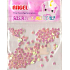 Angel Nail Decorations Hearts Light Orange 1 Pack