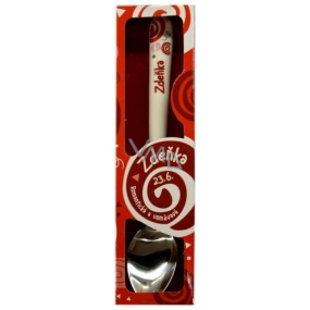 Nekupto Twister Spoon named Zdenka red 16 cm