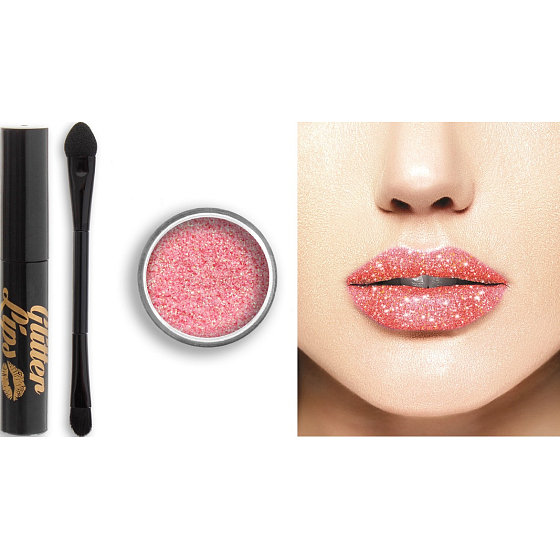 Glitter Lips long-lasting lip gloss with glitter Diamond In The Buff 3.5 ml