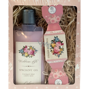 Bohemia Gifts Victorian Style shower gel 200 ml + handmade soap 30 g, cosmetic set