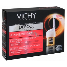 Vichy Dercos Aminexil Pro Anti-hair loss treatment for men 18 x 6 ml