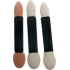Eyeshadow applicator double sided 3 pieces 80060