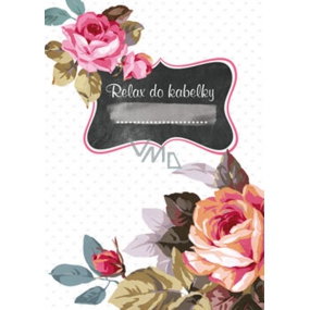 Ditipo Relax for handbag Rose notebook 15 x 10.5 cm