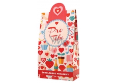 Bohemia Gifts & Cosmetics Milk and dark chocolate pralines with cream filling and Irish whiskey Pro You 100 g