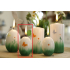 Lima Spring relief butterfly candle white egg 40 x 60 mm 1 piece