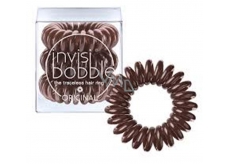 Invisibobble Original Pretzel Brown Gumička do vlasů hnědá spirálová 3 kusy