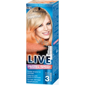 Schwarzkopf Live Pastel hair color Pastel Apricot 125 ml spray