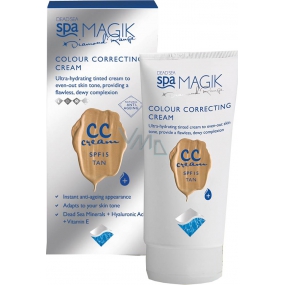 Spa Magik Organic line CC Cream toning skin moisturizing cream Tan 50 ml