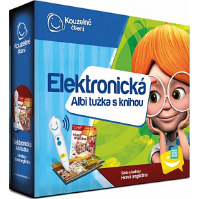 Albi Magic Reading Pen Electronic + Interactive Talking Book Playful English, set, age 6+