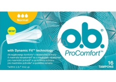 o.b. ProComfort Normal with Dynamic Fit tampons 16 pieces