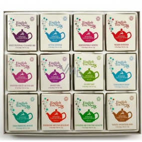English Tea Shop Bio White winter collection of 96 biodegradable infusion tea bags, gift box