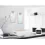 Nekupto Home Decor Wooden Board with Hooks Grey 12 x 30 cm