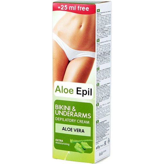 Aloe Epil Bikini & Underarms depilatory cream for armpits and bikini 125 ml