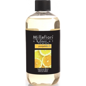 Millefiori Milano Natural Pompelmo - Grep Diffuser refill for incense stalks 500 ml