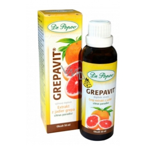 Dr. Popov Grepavit grapefruit kernel extract original drops for skin problems, immunity 50 ml