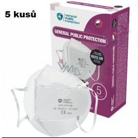 Oral protective respirator - filter half mask 4-layer FFP3, GPP3 5 pieces