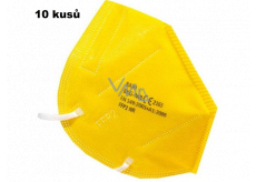 Bari Medical Respirator mouth guard 5-layer FFP2 face mask yellow 20 pieces