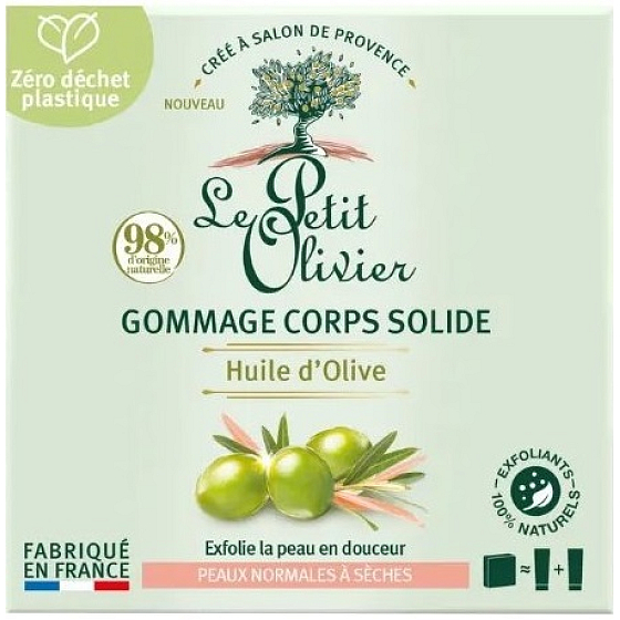 Le Petit Olivier Oliva solid body scrub for all skin types 100 g