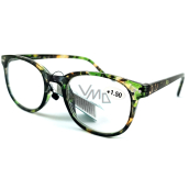 Berkeley Reading dioptric glasses +1.5 plastic blue green-brown 1 piece MC2198