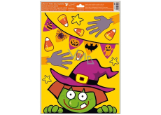 Window film Halloween Howling Ghosts Witches 30 x 42 cm