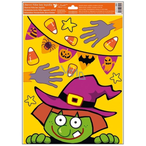 Window film Halloween Howling Ghosts Witches 30 x 42 cm